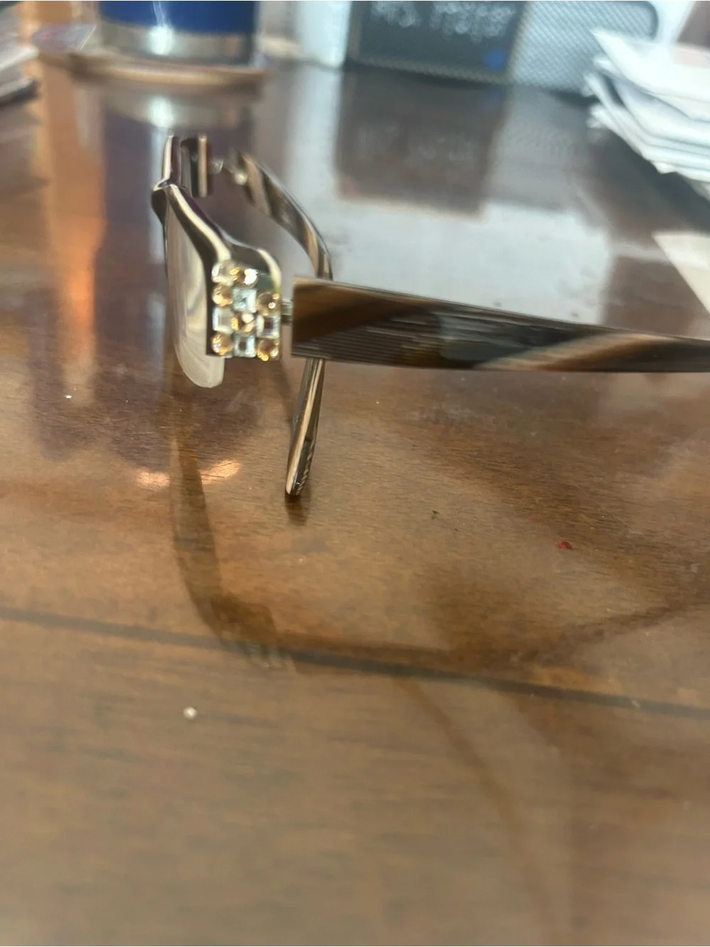 Rectangular Half-Rim Jimmy Crystal 1.00 reading Reading Glasses